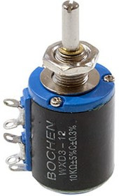 WXD3-12-1W 10кОм, переменный резистор 10кОм 1Вт