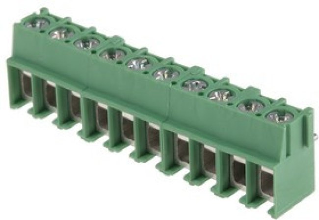 1987805, PT 2.5/10-5.0-V Series PCB Terminal Block, 5mm Pitch, Through Hole Mount, 1-Row, Screw Termination 1987805, PT 2.5/10-5.0-V Series PCB Terminal Block, 5mm Pitch, Through Hole Mount, 1-Row, Screw Termination