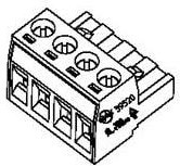 39520-0005, Pluggable Terminal Blocks 5.0MM EURO PLUG RA BLK 5CKT