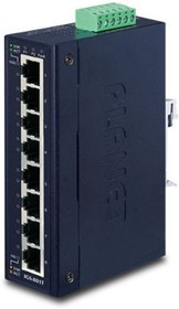 IGS-801T, Planet Коммутатор промышленный, неуправляемый, 8 портов 10/100/1000Мб/с
