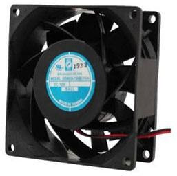 OD8038-24HBIP69K, DC Fans DC Fan, 80x80x38mm, 24VDC, 71CFM, 0.3A, 49dBA, 5000RPM, Ball, Wire, IP69K
