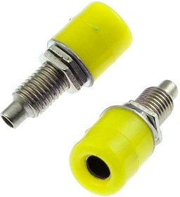 Z011 4mm panel jack YELLOW