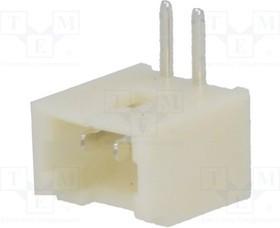 NX1250-02SMR, Гнездо, провод-плата, "папа", 1,25мм, PIN: 2, THT, 125В, 1А, луженые