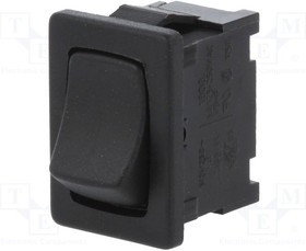 01808.2102-00, ROCKER; SPDT; Pos: 3; (ON)-OFF-(ON); 6A/250VAC; IP40; 100m?; UL94V-2