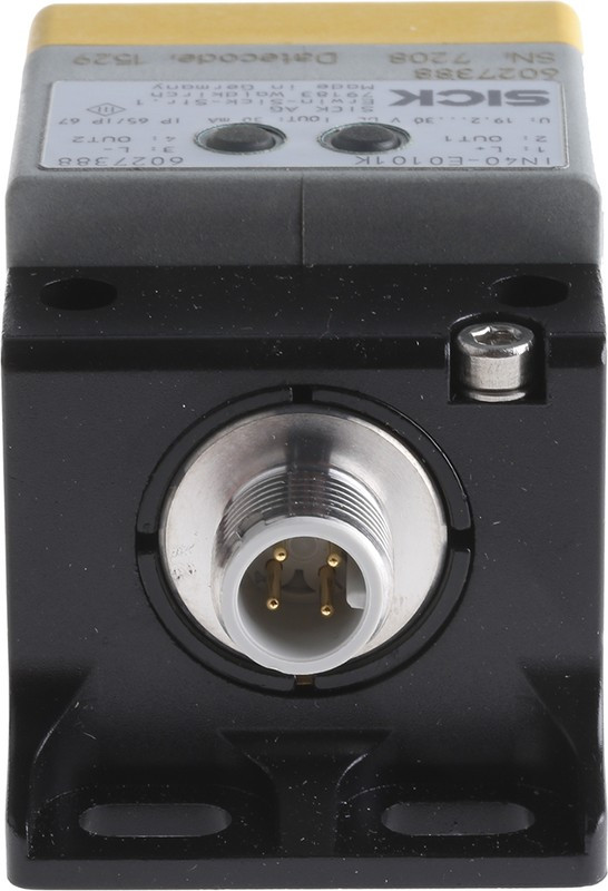 IN40-E0101K, IN4000 Series Inductive Non-Contact Safety Switch, 24V dc, Plastic Housing, 2NO, M12