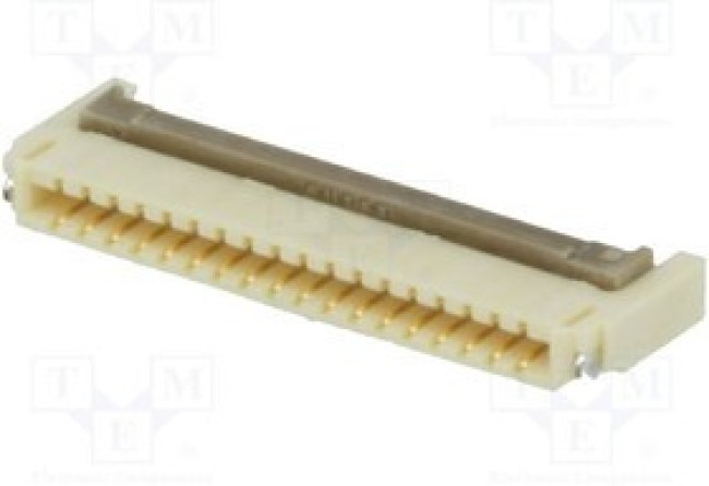 XF2W18151AR100, Разъем: FFC (FPC), горизонтальный, PIN: 18, SMT, 0,5А, 0,5мм XF2W18151AR100, Разъем: FFC (FPC), горизонтальный, PIN: 18, SMT, 0,5А, 0,5мм