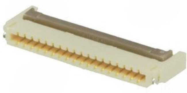 XF2W18151AR100, Разъем: FFC (FPC), горизонтальный, PIN: 18, SMT, 0,5А, 0,5мм XF2W18151AR100, Разъем: FFC (FPC), горизонтальный, PIN: 18, SMT, 0,5А, 0,5мм
