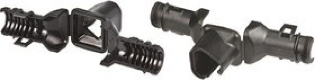 1011-259-0305, Automotive Connectors DT BACKSHELL 180 3way recpt, DT06-3S