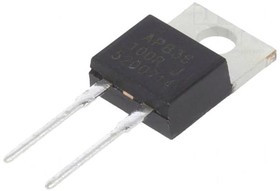 AP836 100R J 100PPM, Резистор в сквозное отверстие, 100 Ом, AP836, 35 Вт, ± 5%, TO-220, 350 В AP836 100R J 100PPM, Резистор в сквозное отверстие, 100 Ом, AP836, 35 Вт, ± 5%, TO-220, 350 В