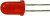 SSL-LX5093ID, LED; 5mm; red; 40mcd; 60°; Front: convex; 2?2.5V; Pitch: 2.54mm; 105mW