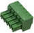 1803604, 160V 8A 5 1 3.81мм Green Plug P=3.81мм Pluggable System Terminal Block