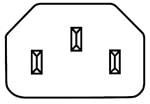 PF0001/PC, Un-Filtered IEC Power Entry Module, IEC C14, General Purpose, 10 А, 250 В AC, 1-Pole Fuse Holder PF0001/PC, Un-Filtered IEC Power Entry Module, IEC C14, General Purpose, 10 А, 250 В AC, 1-Pole Fuse Holder