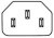 PF0001/PC, Un-Filtered IEC Power Entry Module, IEC C14, General Purpose, 10 А, 250 В AC, 1-Pole Fuse Holder