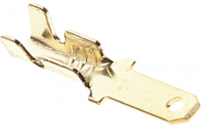 85670, Разъем плоский неизолированный (папа) РП-П 1.0-(2.8) (КВТ)