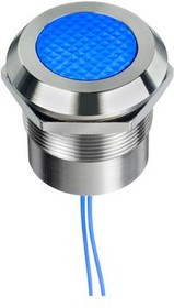 Q25Y5SXXB1AE, LED Indicator Q25 SeriesWire Lead Fixed Blue AC / DC 24V