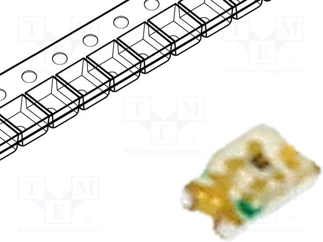 LL-S192UYC-Y2-2B, LED; SMD; 0603; yellow; 20?40mcd; 1.6x0.8x0.6mm; 140°; 1.6?2.4V LL-S192UYC-Y2-2B, LED; SMD; 0603; yellow; 20?40mcd; 1.6x0.8x0.6mm; 140°; 1.6?2.4V