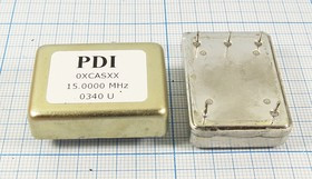 Термокомпенсированный кварцевый генератор 15МГц, 10ppm/-50~+70C, гк 15000 \VCTCXO\36x27x10\T/CM\ 5В\