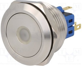V28-11D-12G-S, Переключатель: антивандальный, Пол: 2, SPDT, 3A/220ВAC, 5A/24ВDC