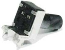 Резистор переменный, поворотный 20кОм, линейность B, ширина 10мм, вал и размеры 40T6x20, F-09KV