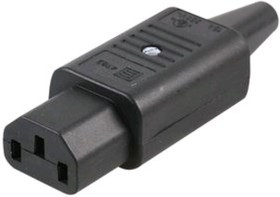 4782.0000, Разъем: питания AC, вилка, "мама", 10А, 250ВAC, IEC 60320, C13 (F)