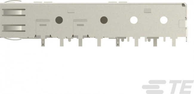 1761014-3, Connector Accessories SFP Cage Right Angle Copper Alloy 1761014-3, Connector Accessories SFP Cage Right Angle Copper Alloy