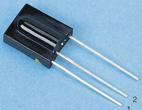 TSOP31538, TSOP31538, 38kHz IR Receiver, 950nm ±45 °, 45m Range, 2.5 V - 5.5V, Through Hole, 10 x 5.8 x 12.5mm TSOP31538, TSOP31538, 38kHz IR Receiver, 950nm ±45 °, 45m Range, 2.5 V - 5.5V, Through Hole, 10 x 5.8 x 12.5mm