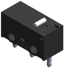 MP005569, Микропереключатель, Миниатюрный, Контактный Плунжер, SPST-NO, Контакт PC, 3 А