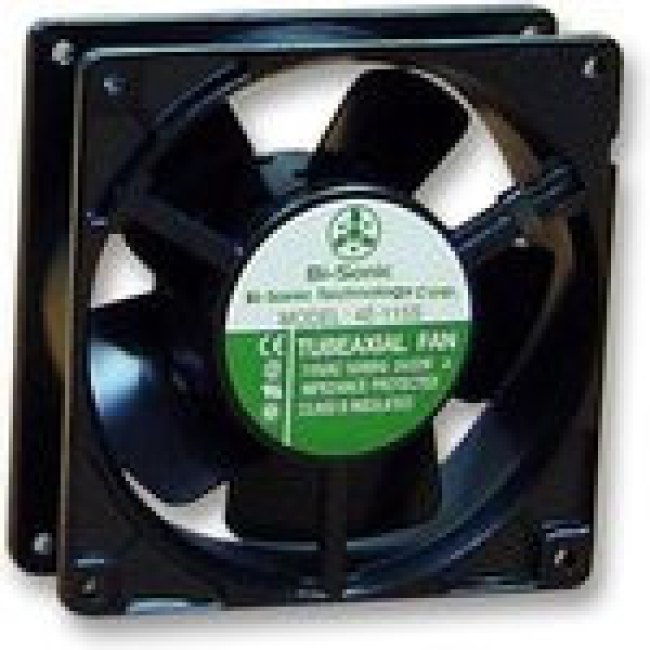 3C-230HB-T, AC Axial Fan, серия AC 3C, 230V, Square, 80 мм, 38 мм, Качения, 35 фут³/мин 3C-230HB-T, AC Axial Fan, серия AC 3C, 230V, Square, 80 мм, 38 мм, Качения, 35 фут³/мин