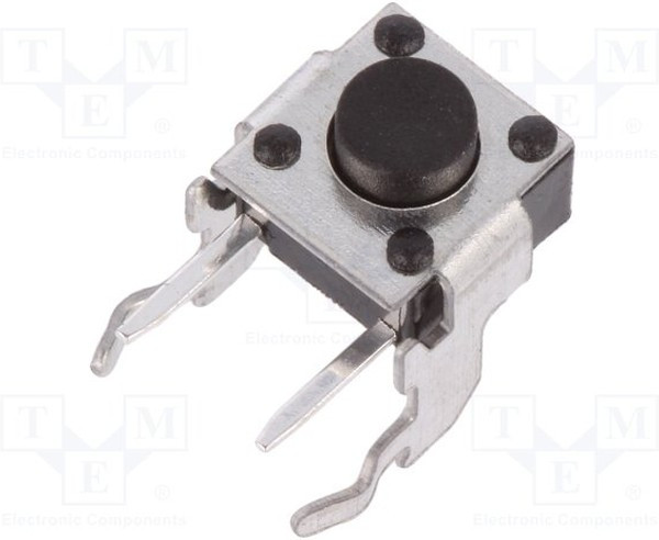 1301.9501, Тактильная кнопка, LPV, Side Actuated, Сквозное Отверстие, Round Button, 160 гс, 50мA при 12В DC 1301.9501, Тактильная кнопка, LPV, Side Actuated, Сквозное Отверстие, Round Button, 160 гс, 50мA при 12В DC