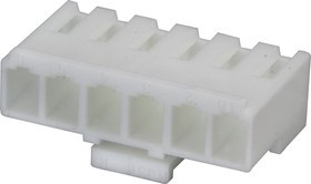 SCT3961H-06P (VHR-6N), Корпус разъема розетка на кабель с защелкой 3.96мм 6pin (без контактов)