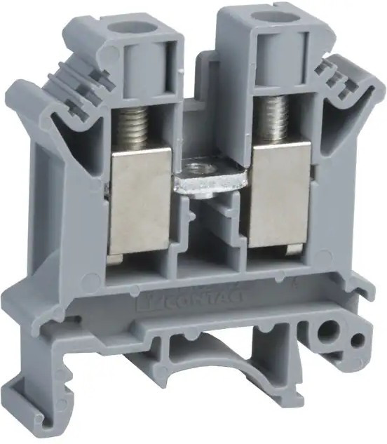 3005073, Клеммная колодка на DIN рейку, 2 вывод(-ов), 20 AWG, 6 AWG, 16 мм², Винт, 57 А 3005073, Клеммная колодка на DIN рейку, 2 вывод(-ов), 20 AWG, 6 AWG, 16 мм², Винт, 57 А