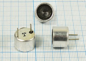 Ультразвуковой передатчик 13x10мм, 40кГц; Tr уп 13x10\10\40\ 2P8,5\TCT40-12T1 Ультразвуковой передатчик 13x10мм, 40кГц; Tr уп 13x10\10\40\ 2P8,5\TCT40-12T1
