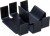 FK 220 SA 220, Heat Sink Passive TO-220 Clip 25K/W Black Anodized