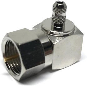 222179-10, RF Connectors / Coaxial Connectors F RIGHT ANGLE CRIMP PLUG RG179/U 187A 222179-10, RF Connectors / Coaxial Connectors F RIGHT ANGLE CRIMP PLUG RG179/U 187A