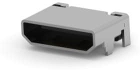 2013978-2, HDMI, Displayport &amp; DVI Connectors Mini HDMI, RA, SMT