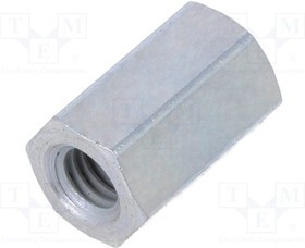 TFF-M3X8/DR123, Дистанцирующая стойка с резьбой; Внутр.резьба: M3; 8мм; сталь