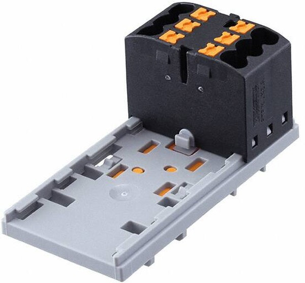 3273014, DIN Rail Terminal Blocks PTFIX 6X2,5-NS35 BK 2.5mm2 NS35 DIN Trns