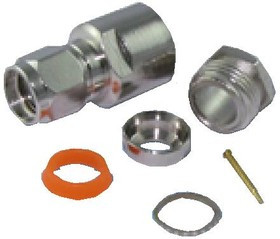 HYR-1103A (GSA-1103A) (SMA-7805), Разъем SMA, штекер, RG-58, зажим (Clamp)