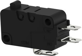 SAJ35XXPP0N49SDTFAQ, Микропереключатель, Субминиатюрный, Контактный Плунжер, SPDT, Быстрое Соединение, 5 А