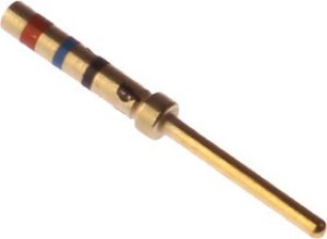 204370-2, AMPLIMITE 90 Series Series, size 22 Male Crimp D-sub Connector Contact, Gold over Nickel Signal, 28 204370-2, AMPLIMITE 90 Series Series, size 22 Male Crimp D-sub Connector Contact, Gold over Nickel Signal, 28
