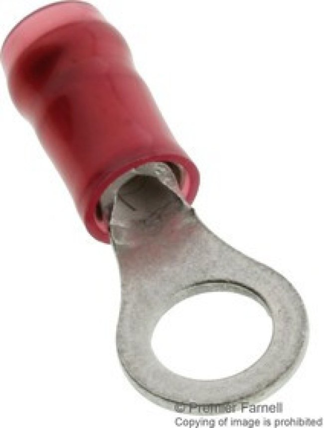 8-36154-1, PIDG Ring Tongue Terminal 16-22AWG Copper Red 21.44mm Tin Loose 8-36154-1, PIDG Ring Tongue Terminal 16-22AWG Copper Red 21.44mm Tin Loose