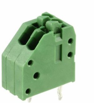1-2834021-2, Conn PC Terminal Block RCP 2 POS 2.5mm Solder ST Thru-Hole 5A/Contact Box/Carton