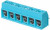 TB002V-500-06BE, Fixed Terminal Blocks Terminal block, screw type, 5.00 , vertical, 6 poles, CUI Blue, slotted screw, PCB mount