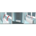 233-129, Решетка вентиляционная переточная АБС 450x91, кор. 4409ДП кор 233-129, Решетка вентиляционная переточная АБС 450x91, кор. 4409ДП кор