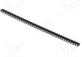 DS1002-01-1X40V13, Гнездо, IDC, "мама", PIN 40, прямой,цанговые контакты, 2,54мм, THT DS1002-01-1X40V13, Гнездо, IDC, "мама", PIN 40, прямой,цанговые контакты, 2,54мм, THT