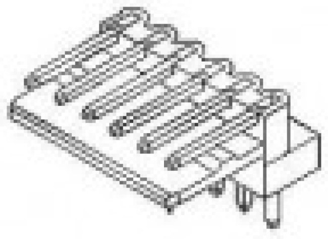 MX-22-05-1022, Провод-плата, гнездо, "папа", Mini-Latch, 2,5мм, PIN: 2, THT, 250В