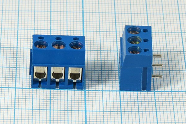 Клеммник наборный, контакты 3P5 , плат угловой, 310-031-12