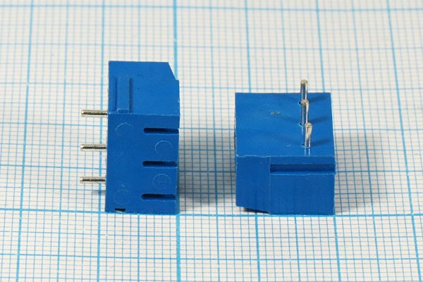Клеммник наборный, контакты 3P5 , плат угловой, 310-031-12