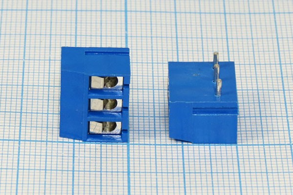 Клеммник наборный, контакты 3P5 , плат угловой, 310-031-12