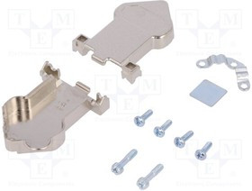 MHDU45ZK09-K, Корпус: для разъемов D-Sub, D-Sub 9pin, D-Sub HD 15pin, UNC4-40